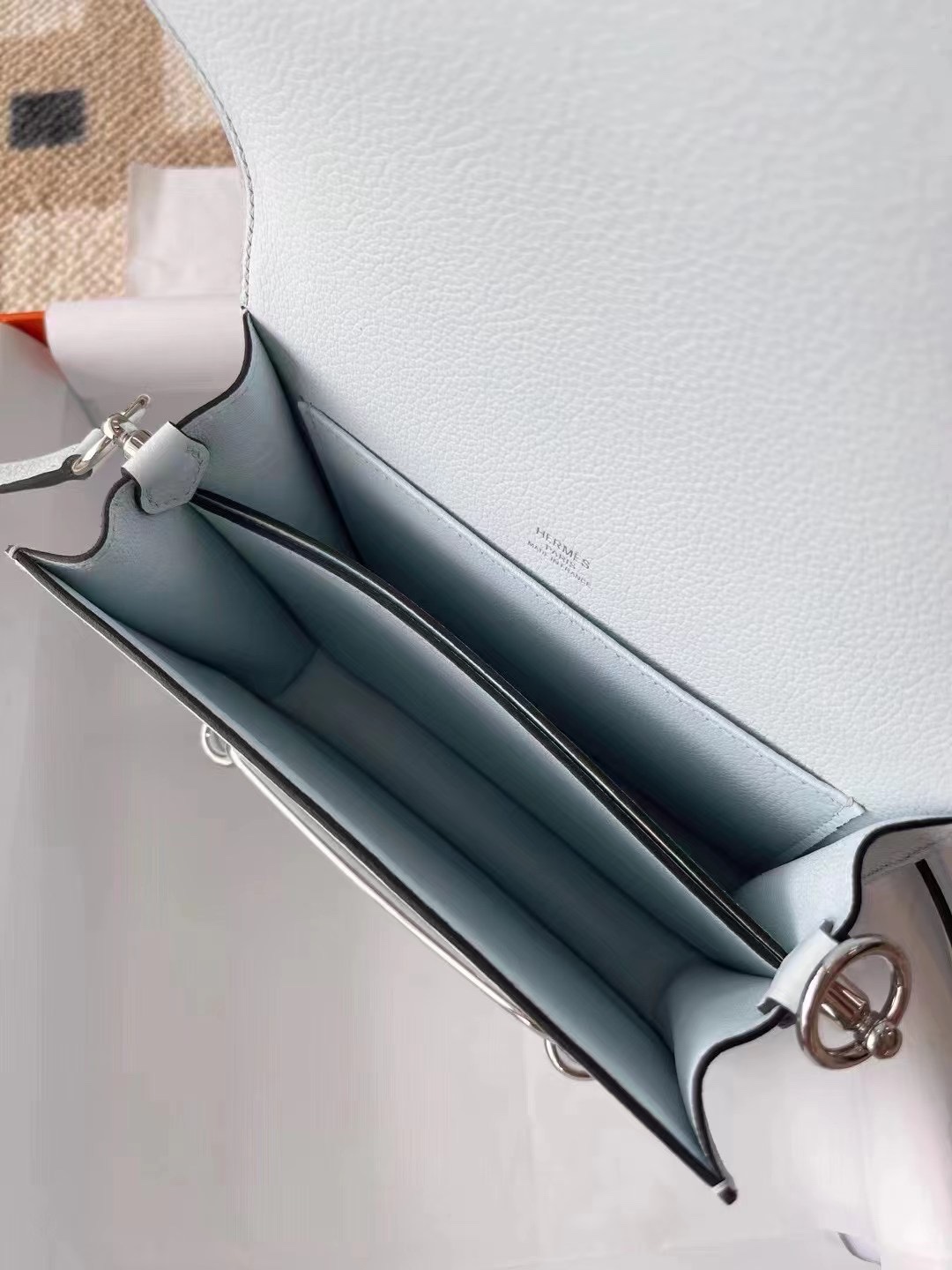 에르메스 룰리스18 린넨블루 은장 에버컬러